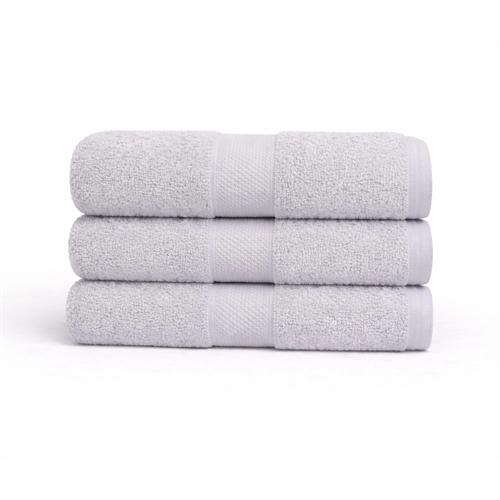 Cotton towel - 100% cotton - Diamant - Light grey