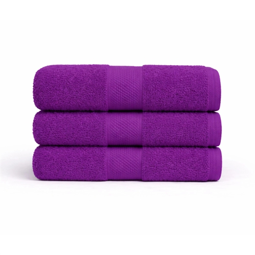 Cotton towel - 100% cotton - Diamant - Purple