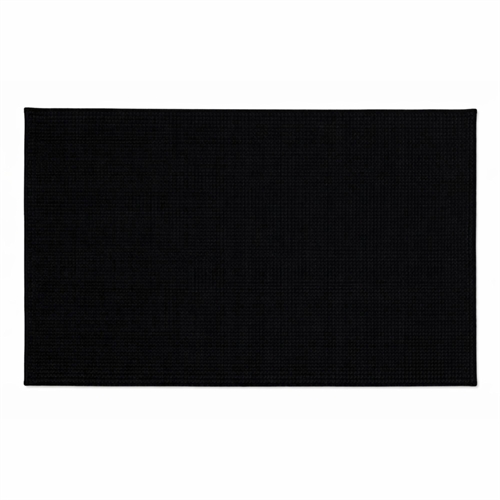 Bath mat - 50x80 cm - Non-slip bath mat - Black