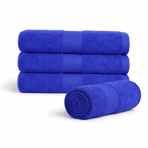 Cotton towel - 100% cotton - 50x100 cm - Diamant - Blue