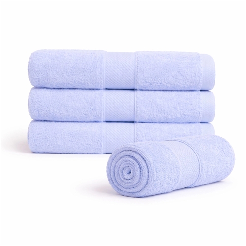 Cotton towel - 100% cotton - 50x100 cm - Diamond - Light blue