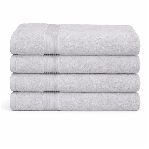 Bamboo towel - Bath towel 70x140 cm - Bamboo/cotton terry - Light grey