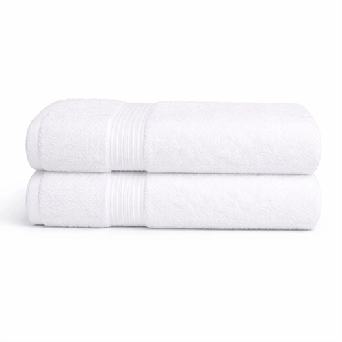 Bamboo towel - Guest towel 40x60 cm - Bamboo/cotton - White