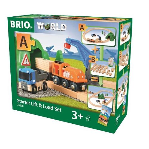 Køb BRIO Togbane, løft- og læs startsæt på HOME-TEX!