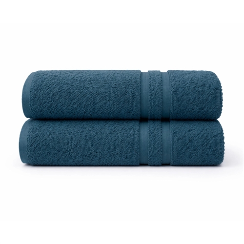 Cotton towel - 100% cotton - Small guest towel 30x50 cm - Blue