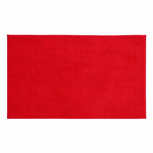 Bath mat - 50x80 cm - Non-slip bath mat - Red