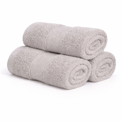 Cotton washcloth - 100% cotton - Washcloth 30x30 cm - Diamant - Light gray